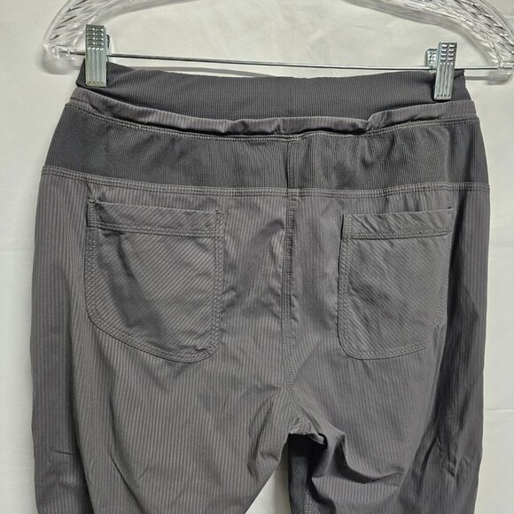 Lululemon Athletica Women Crop Pants Size 8 Gray Drawstring Waist - Picture 13 of 14